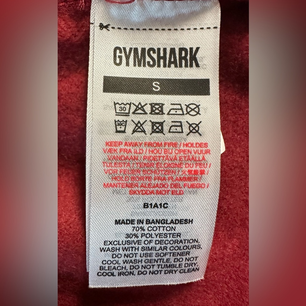 NWOT Gymshark Full-Zip Hoodie/Sweatshirt - Picture 5 of 5
